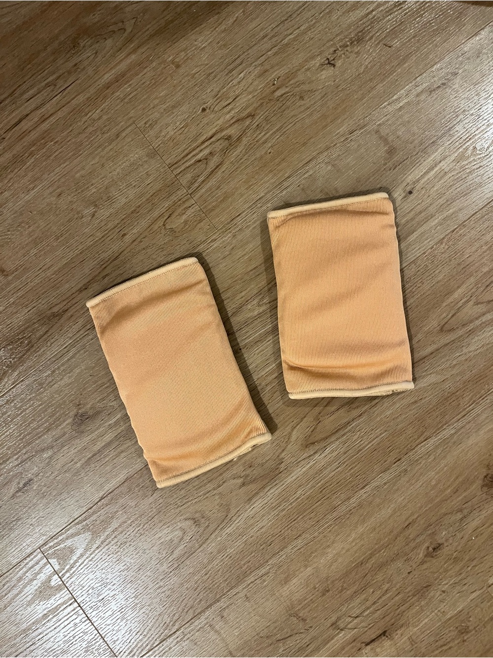 Tan Stretch Fabric Knee/Elbow Pads - Pair